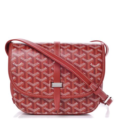 goyard belvedere pm red|Goyard belvedere price.